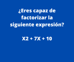 ¿Puedes factorizar la expresión?