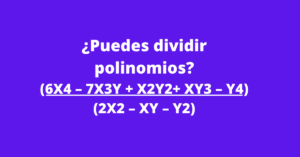 dividir polinomios