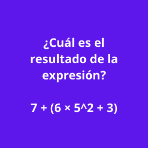 expresiones algebraicas