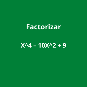 ejercicios de factorizacion