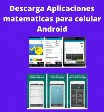 Aplicaciones matematicas para celular Android