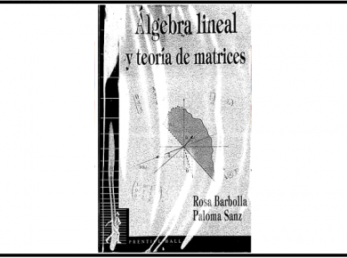 Álgebra Lineal y Teoría de Matrices - Rosa Barbolla, Paloma Sanz