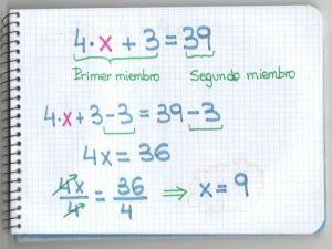 ecuacione sadiciones sustracciones