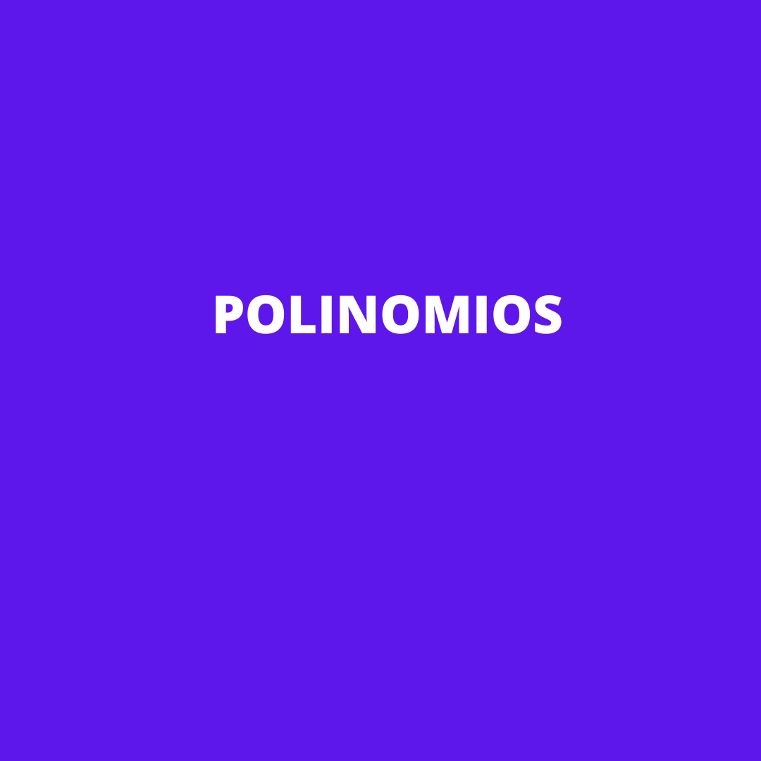 POLINOMIOS