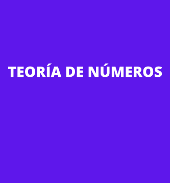 TEORIA DE NUMEROS